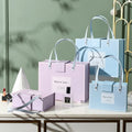 Hand-Held Packaging Box Large Birthday Exquisite Empty Cardboard Paper Gift Box with Handle