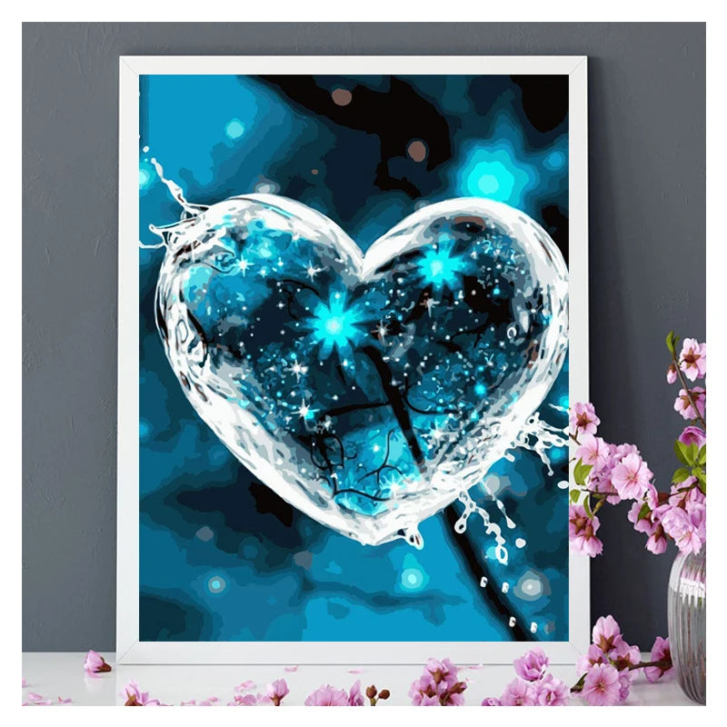 Landscape 5D Diamond Painting Full Drill Diamond Beads Canvas Crafts Home Furnishing Decoration Art Wall Painting Embroidery Kit
