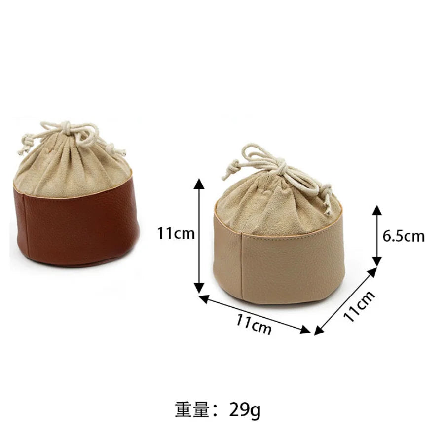Wholesale Low MOQ  PU Leather Gas  Cover  Gas Tank Gas Tank Protective Case Bag for Camping
