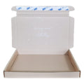Customize Self Adhesive Corrugated Mailer Box Self Seal Jewelry Shipping Box pink Letter Postal Box with Tear Strip