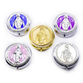 10*10*3cm Catholic Religious Virgin Mary Gift Box for Rosary Chain Necklace Packing