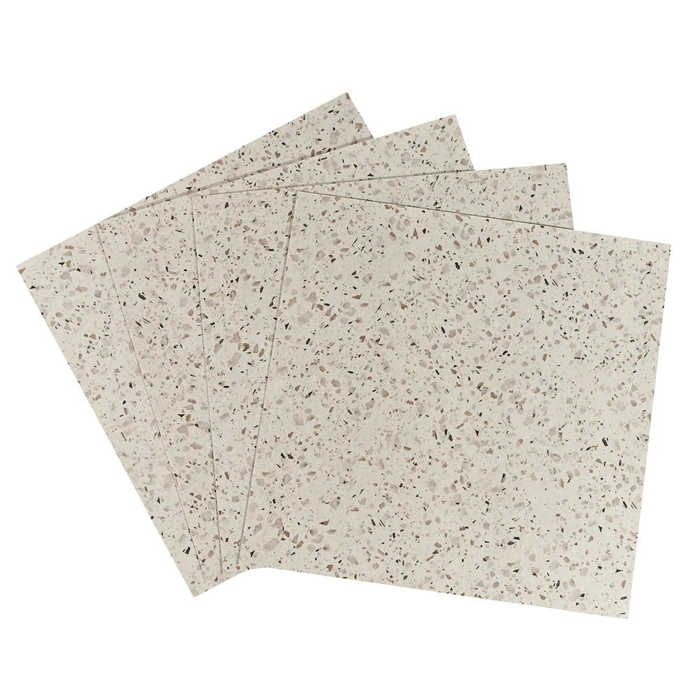 Jinyi for Bathroom Laminate Removable Luxury Vinyl Plastic Griotte Tile Easy to Install Indoor Decoration Renovate Floor