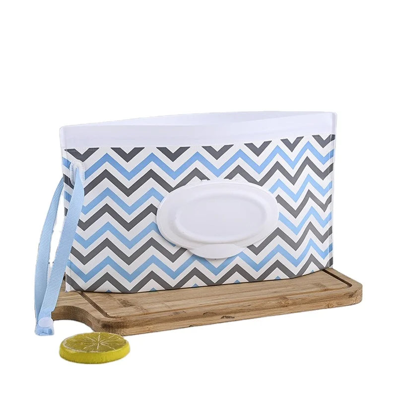 Portable Travel Wipes Pouch EVA Material Refillable and Moist-Keeper Cleaning Wipes Bag