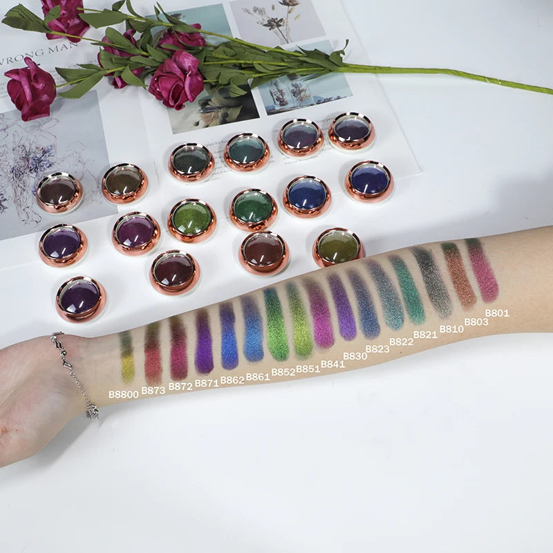DC003 Multichrome Eyeshadow DuoChrome Pigment Eyeshadow Shiny Chrome Chameleon Eyeshadow