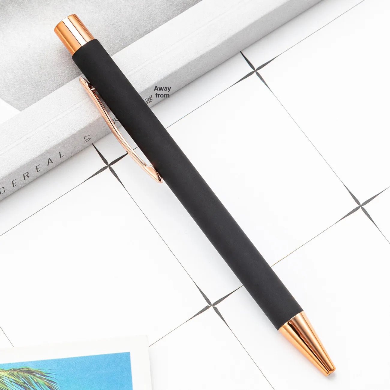 Multi-Color 1.0mm Writing Width Metal Ballpoint Pen Black Ink Printable Logo Office Stationery Student Advertising Gift Animal