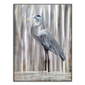 Wholesale Pelican Blue and Silvery Metal Wall Art Decor for Home