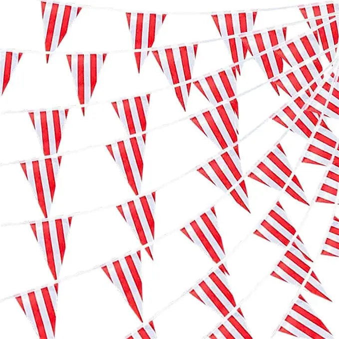 Customizable 100D  Bunting Full-Color Printing Polyester Silk Education 32/50/100/200 Pieces