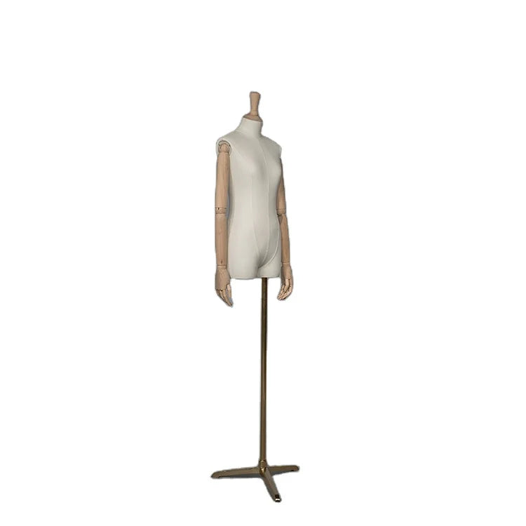 Window Shop Props Half Body Mannequin Hanger Suit Formal Dress Display Rack Mannequin for Clothes