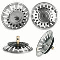 1PC Stainless Steel Kitchen Sink Strainer Stopper Waste Plug Sink Filter Filtre Lavabo Bathroom Hair Catcher Kitchen Accessories