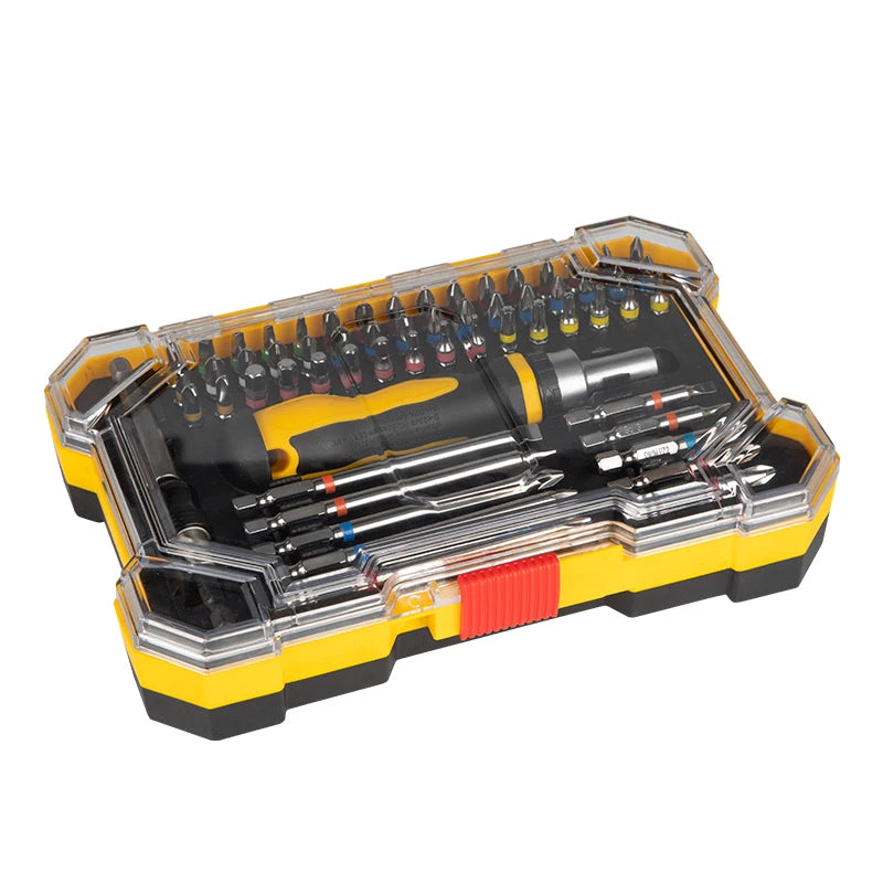 Professional Household Stainless Steel Ratchet Screwdriver Tool Set with Long Bits Customizable OEM Hand-Power Source