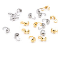 Wholesale Connectors Stainless Steel Clasps for Bracelet Necklace Jewelry Making End Cap Jewelry Accessories