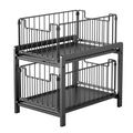 2 Tier Multifunction Precision Tolerance Basket Drawer Organizer Pull Sink Cabinets Metal Organizer Shelf for Bathroom Kitchen