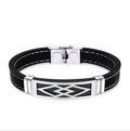Promotion Gifts Personalized OEM Various New Best Production Stainless Steel Rubber Jewelry Bangle Silicone Fine Bracelet Men MegaBDM