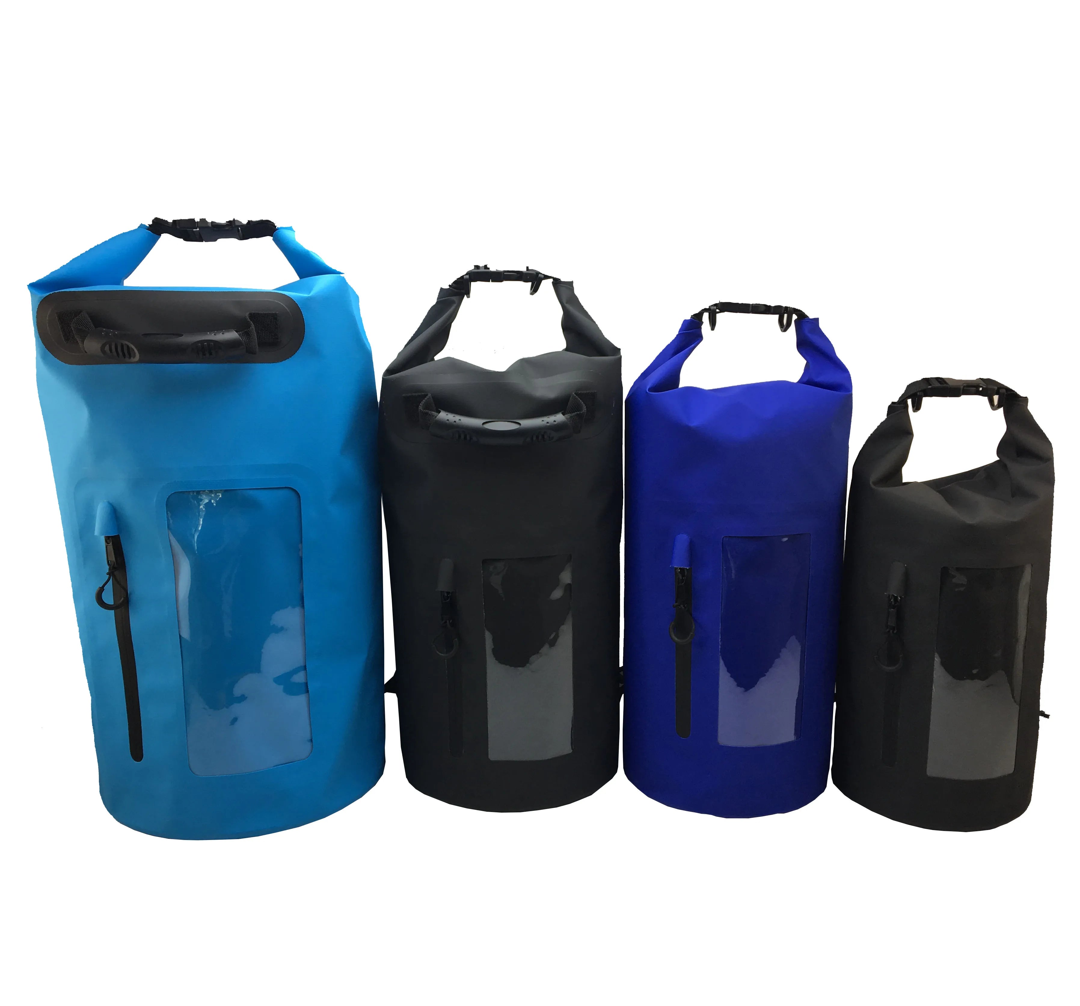 Customized 500D PVC Dry Bag Waterproof Roll Top Sack Sports Equipment