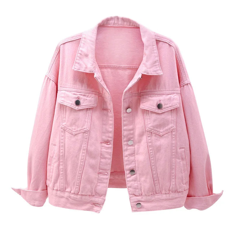 New Fashionable Denim Jacket Luxury Women's Denim Jacket Temperament Casual Trendy Outwear Jacket