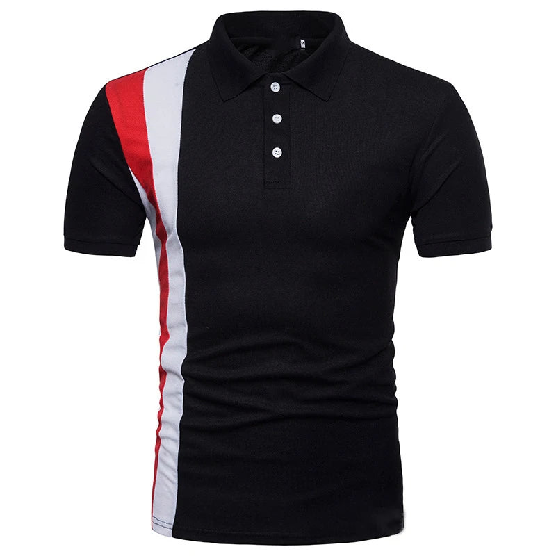 Top Fashion Short Sleeve Polo Shirts for Men Moisture Wicking Golf Shirts Quick Dry Work Hiking Casual Collared Shirt