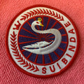 Perfect Design Sleeves Embroidery Badgegoose logo 3D Raised Twill Embroidery Patch for Hoodies