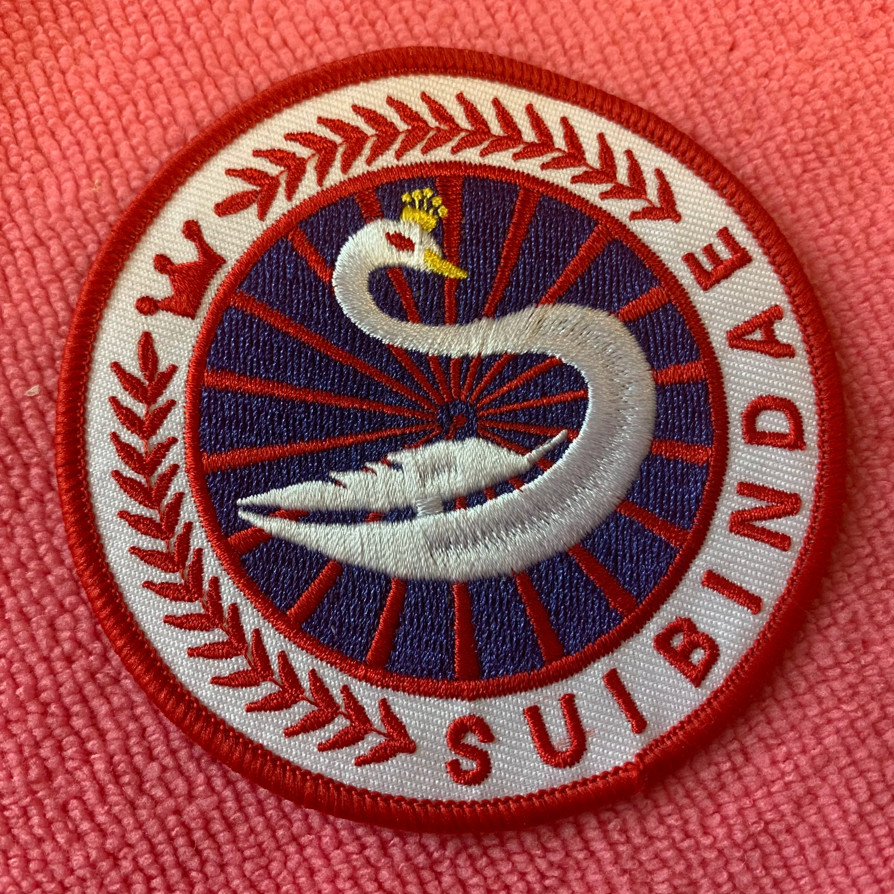 Perfect Design Sleeves Embroidery Badgegoose logo 3D Raised Twill Embroidery Patch for Hoodies