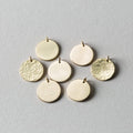 EManco 13MM Blank Logo Charms Stainless Steel Accessories Custom Brand Logo Fashion DIY Accessories Pendant