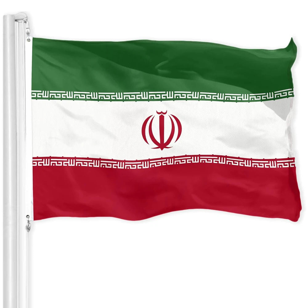 2026 Iranian Flag 3*5ft Iran Shawl Body Flags  Iranian Football Team Scarf Car Cover Iran Flag