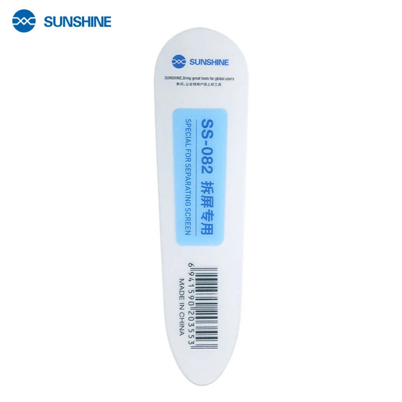SUNSHINE SS-082 Industrial Grade Curved LCD Screen Spudger Dedicated Card Split Phone Opening Pry Blade for Glue Removal