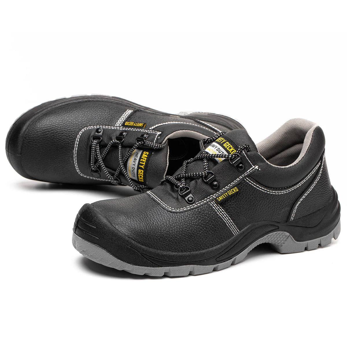 CE Certificate S3 SRC HRO ISO 20345 Comfortable Light Embossed Genuine Leather Safety Shoes for Winter Construction Custom Logo