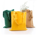 Fashion Large Capacity Sublimation Beach Blank Canvas Bags Reusable Polyester Cotton Canvas Bags With Printed Logo