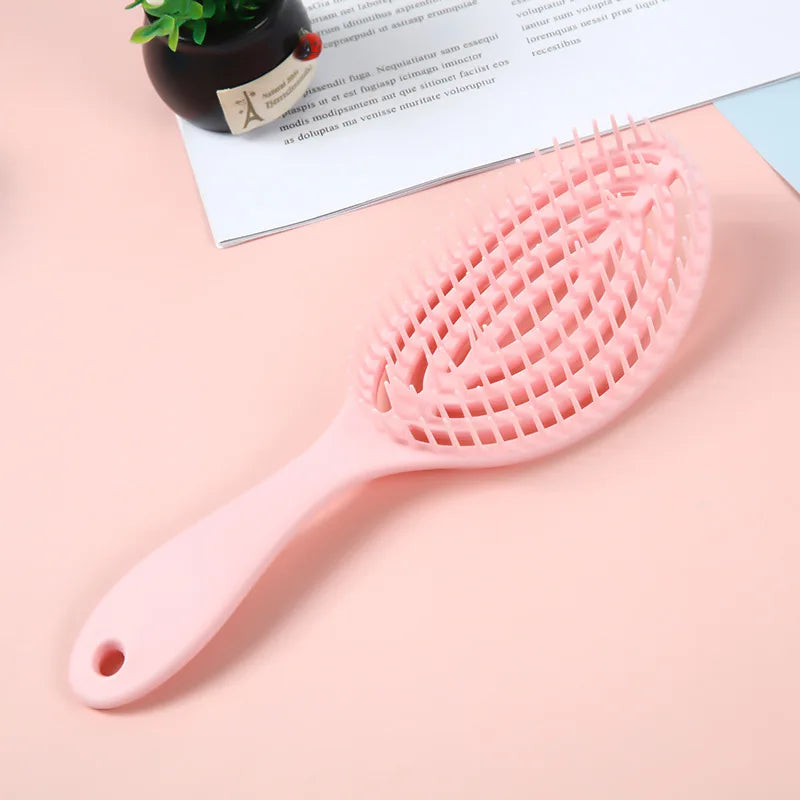 Tangled Comb Detangling Hair Brush Massage Combs Hollow Out Wet Curly Hair Brushes Barber Comb Salon Hair-Styling Tools