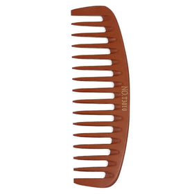 MJ Wood Yellow Palm Wide Tooth Laser Lice Comb Detangling Anti-Static Barber Comb