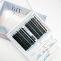 Wholesale Extra Fine Band Eyelashes Comfortable Premium 3D DIY Lashes Kit Private Label Diy Pre Cut Clusters Lashes