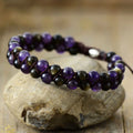 Latest High-End Customizable Wristbands for Men Balance Bangles with Natural Gemstone Bracelets Fashionable Jewelry