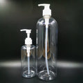 Wholesale 500ml 700ml 1000ml Transparent Liquid Rinse Container Biodegradable Pla Plastic Shampoo Pump Bottle
