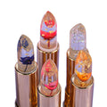 Clear 24k Gold Foil Lipstick Wholesale Flower Magic Lipstick Change Color Moisturizing Color Changing Lipstick