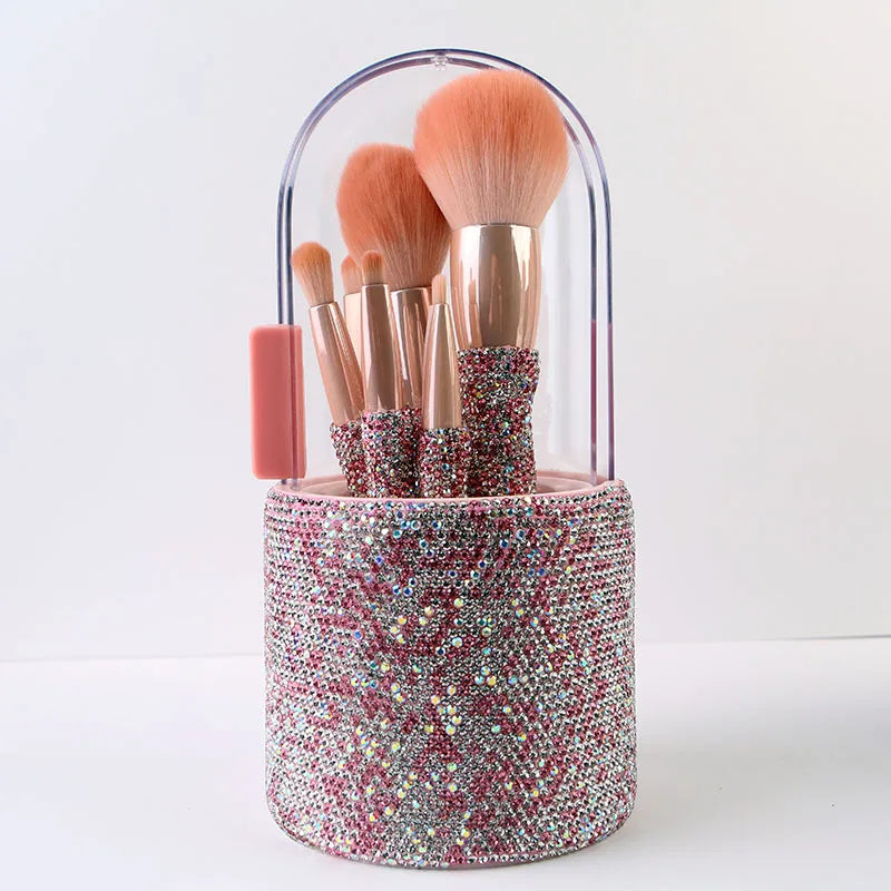 Professional Makeup Brush Kits Manufacture Flash Synthetic Hair Miss Rose 8 Pcs Cosmetic Makeup Brushes Sets