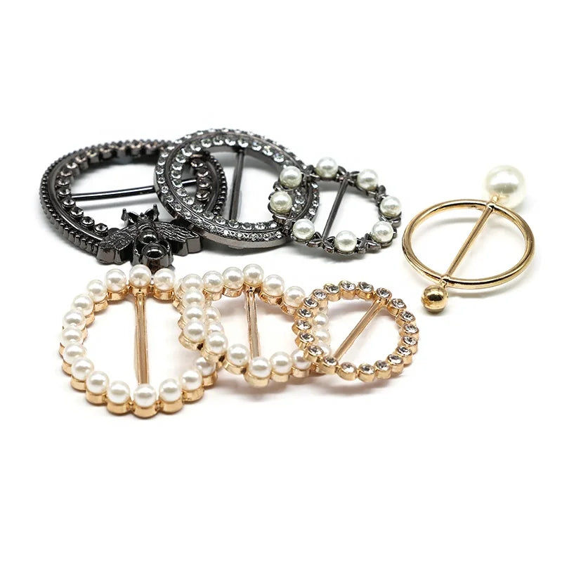 Antioxidant Zinc Alloy Custom Fancy Design Adjusters Rhinestone Trench Coat Metal Belt Buckle