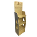 POS Wooden 3 Shelves Supermarket Beverage Bottle Display for Drink