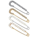 Korean Fashion Exquisite Alloy Rhinestone Flower Brooch Women's Suit Accessories for Wedding Party Engagement Gift