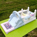 Outdoor Kids Party Inflatable Obstacle Bounce House Combo Castle with SlidesBall PitClimbingObstaclesBlower