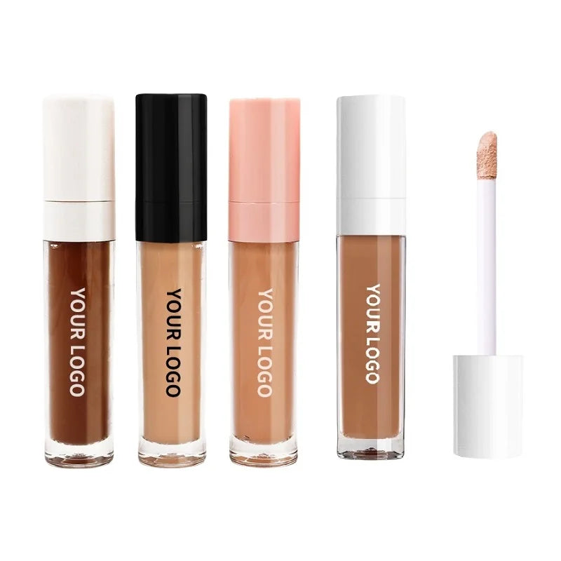 Wholesale Cosmetics Private Label Custom Logo 21 Colors Smooth Texture Liquid Concealer Full Coverage Face Makeup Concealer