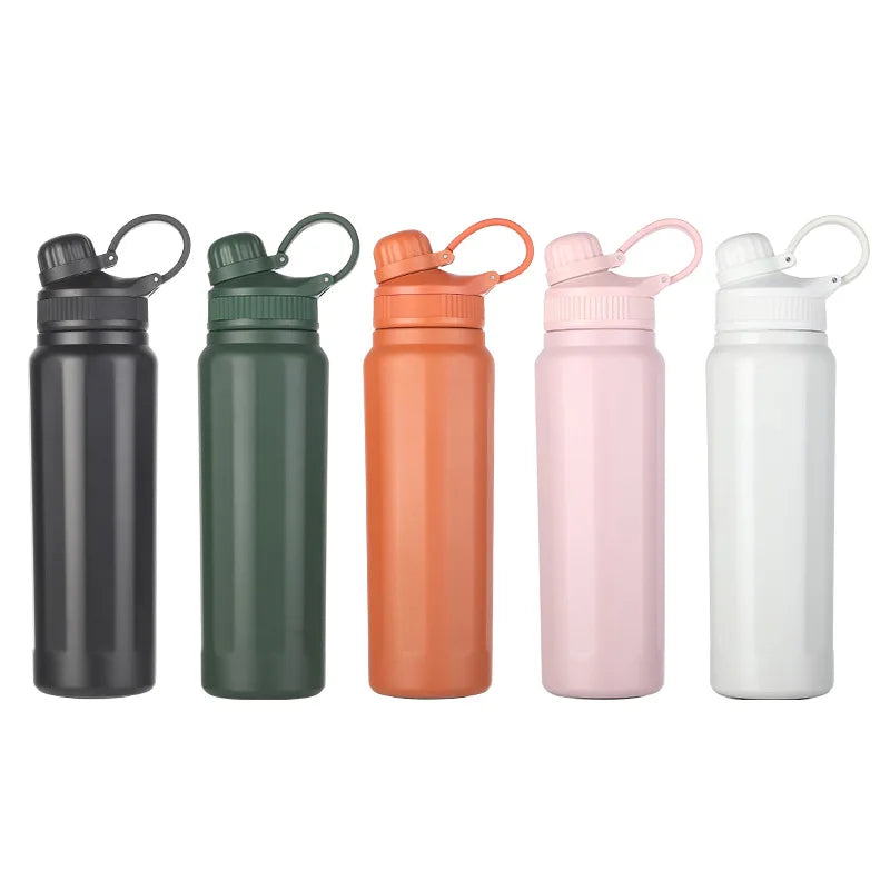 FX Factory Modern Hot Sale Recyclable Custom Logo Double Wall Stainless Steel Insulated Drink Bottle Straw 12-24 Hours Thermal