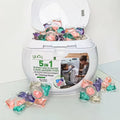 Wholesale Laundry Pods Deep Cleaning Stain Removal 5 in 1 Laundry Capsules Detergent Pods With Fragrance Booster Beads