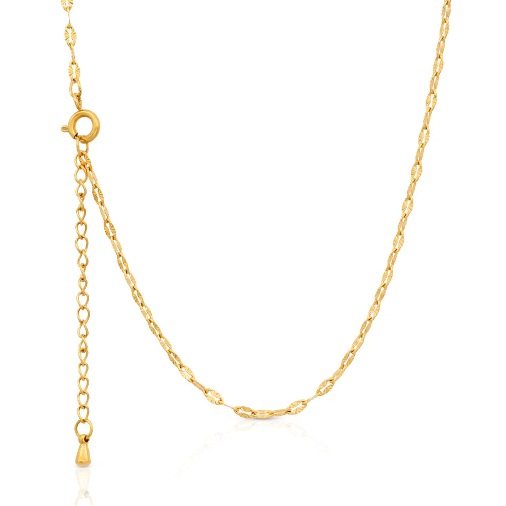 Chris April Fashion Jewelry Water-proof PVD Gold Plated 316L Stainless Steel Lazy Choker Chain Necklace