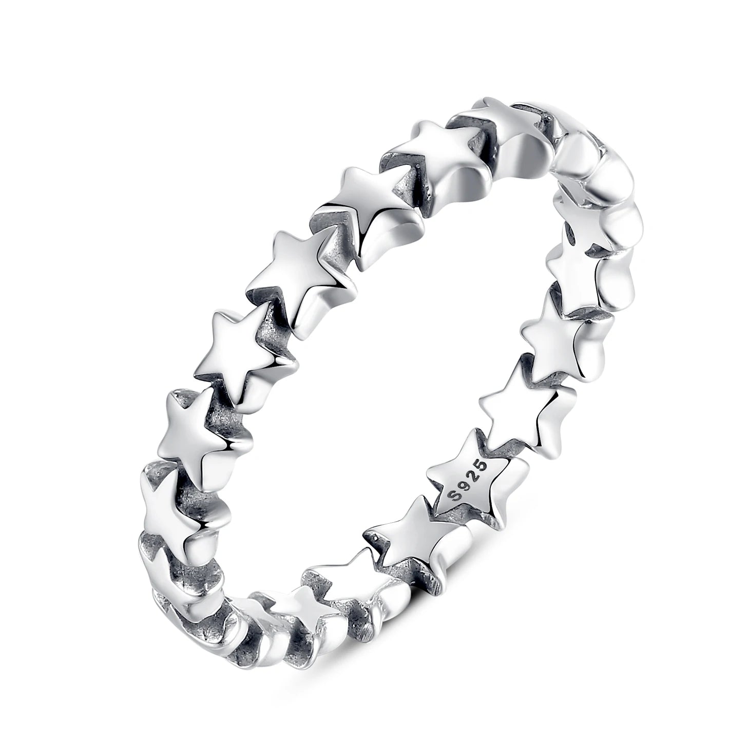 Factory Star Ring 925 Sterling Silver Wedding Fingers Rings for Women Original Engagement Fashion Jewelry PA7151