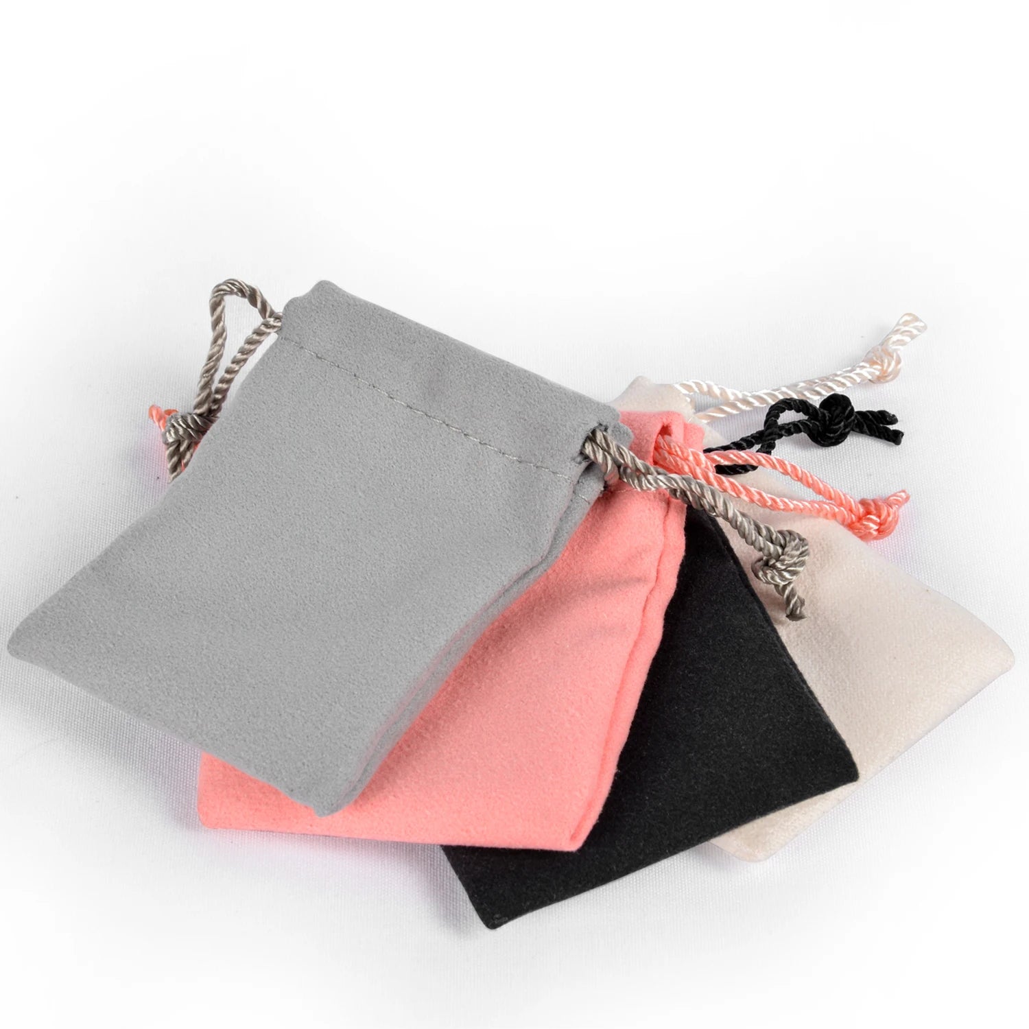 Custom Luxury Small Velvet Jewelry Pouches Premium Container Bag for Display and Storage