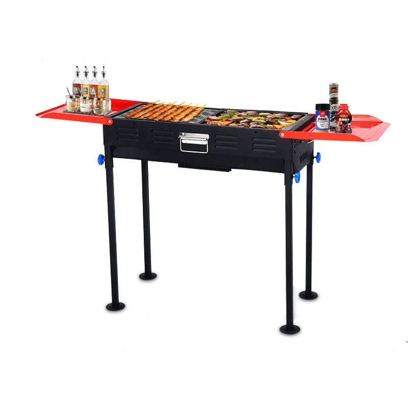 Factory Direct Charcoal Barbecue Grill Portable Thickened Barbecue Stand Foldable Barbecue Stove