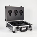 Aluminum Hard Tool Case with EVA Foam Inserts Household Storage Toolboxes Home Garden Equipment Storage Box Metal Packaging