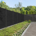 Durable WPC Garden Fence Waterproof & UV-resistant Wood Plastic Composite Privacy Fencing for Backyard & Landscaping
