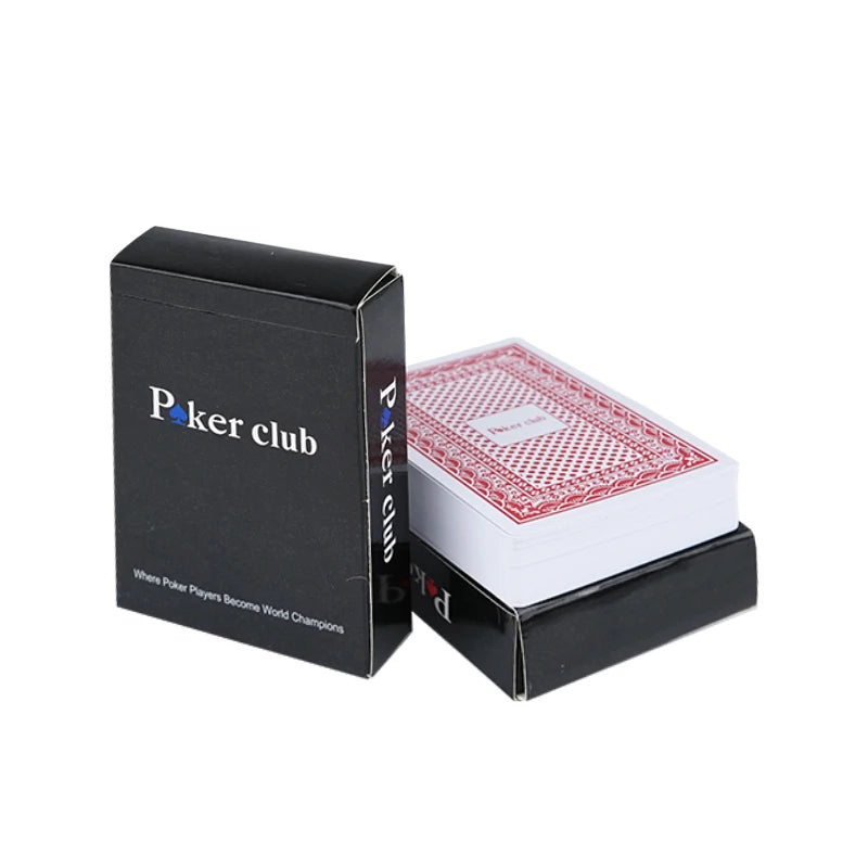 Plastic PVC Poker Card Custom Logo High Quality Professional Playing Cards Red/Blue JIAYI Wholesale 140g MOQ 100 88x63mm Model