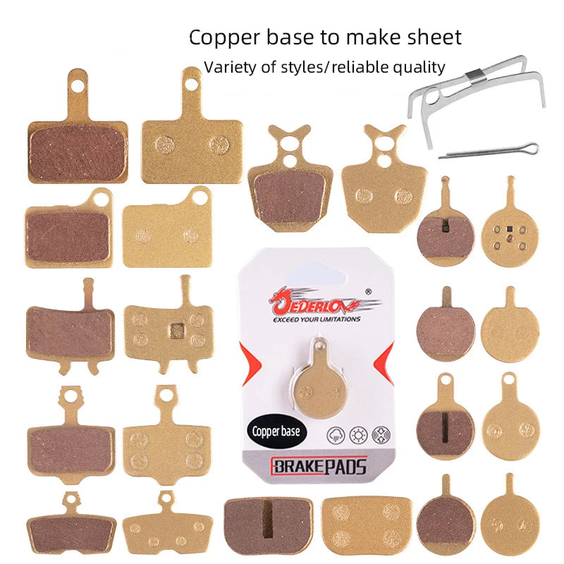 MTB Non-asbestos Metal Material Mountain Bicycle Hydraulic Brake Pads Bike Disc Brake Pads