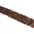Factory Wholesale Natural Red Garnet Tube Gemstone Beads 7*11mm DIY Jewelry Making Loose Beads Strand